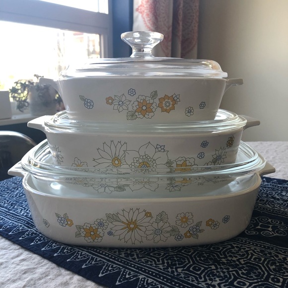 Pyrex Cookware Pyrex Oven Dish Set Vintage Corningware/Pyrex